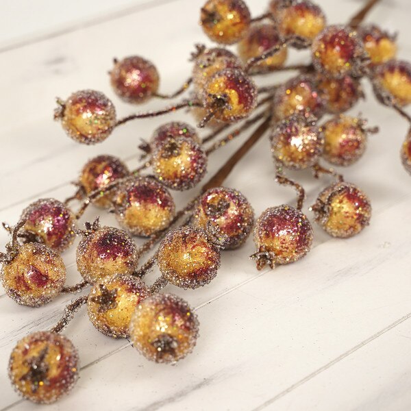 27In Gold Crabapple Spray-2