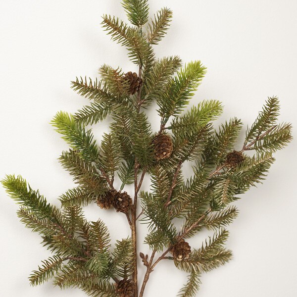36In Pine Spray With Cones-2