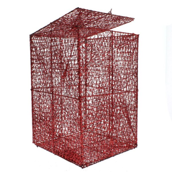 Red Mesh Box 12x8x8