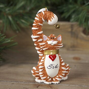 Orange Cat Ornament
