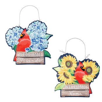 Hydrangea Sunflower Door Decor