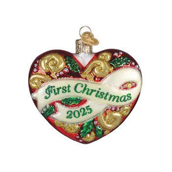 2025 First Christmas Heart Ornament