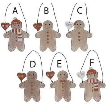 Gingerbread Heart Ornament