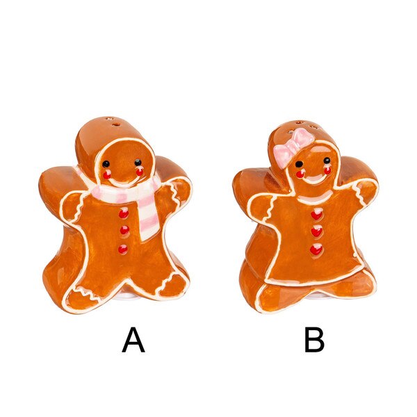 Gingerbread Salt Pepper Shaker-2