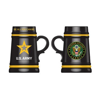 24Oz Us Army Ceramic Stein Cup