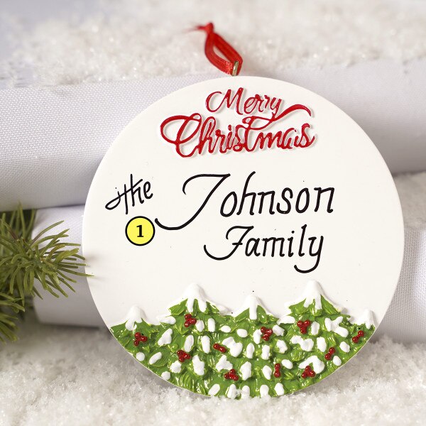 Merry Christmas Trees Ornament-2
