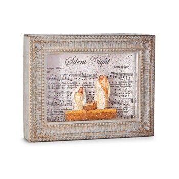 Lighted Musical Holy Family Frame