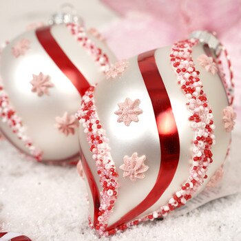 Beaded Peppermint Ornament