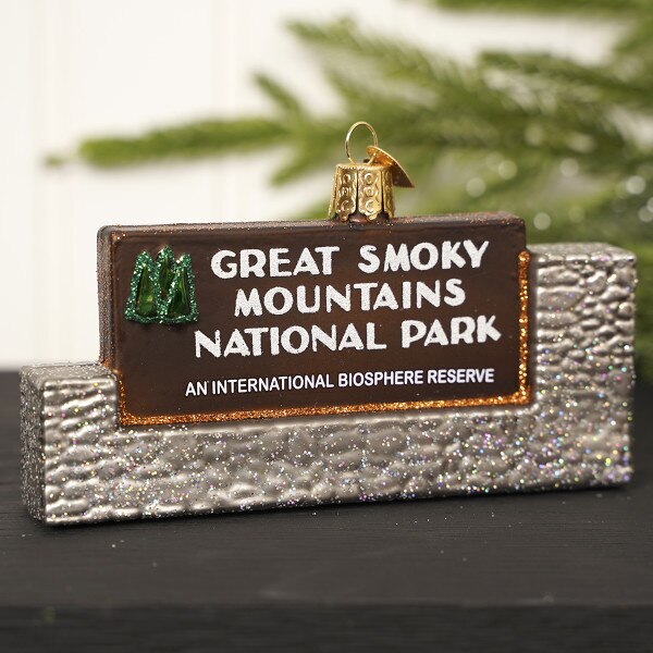 Smoky Mountains Park Sign 1