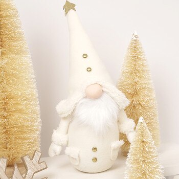 Gold Star Winter Gnome