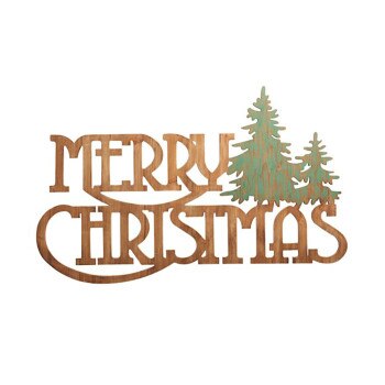38in Merry Christmas Wall Sign