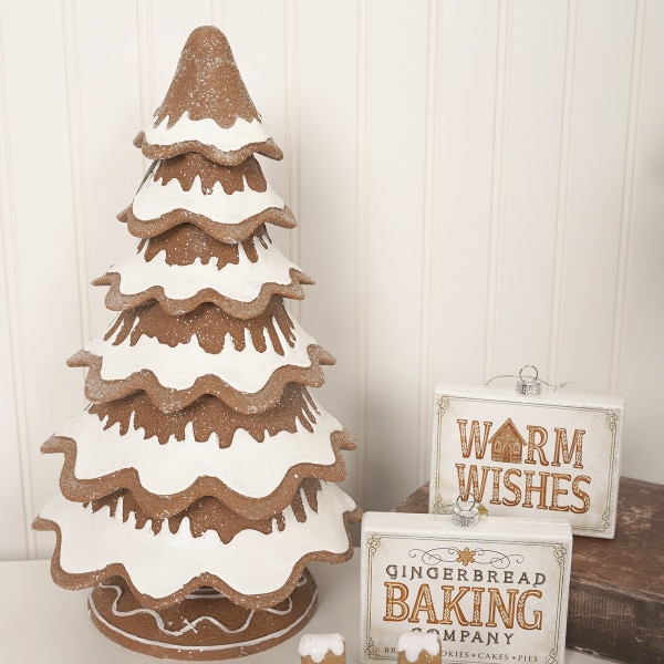 Gingerbread Tabletop Tree 14in-1