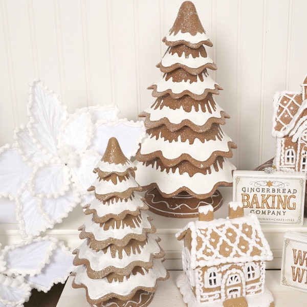 Gingerbread Tabletop Tree 14in-2