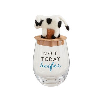 Not Today Glass Topper Set