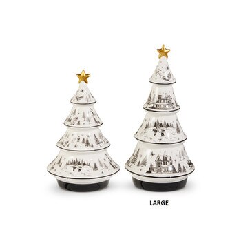 12In Through The Woods Ceramic Tree