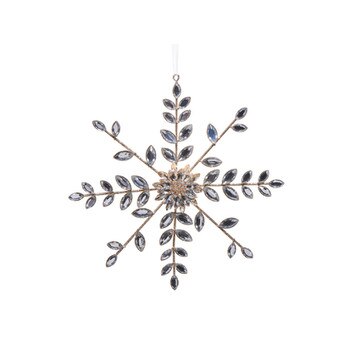 Clear Jewel Brooch Ornament