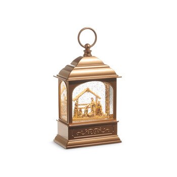 Nativity Lighted Water Lantern