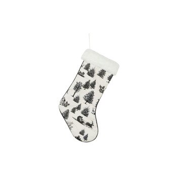 19.5In Through The Woods Stocking