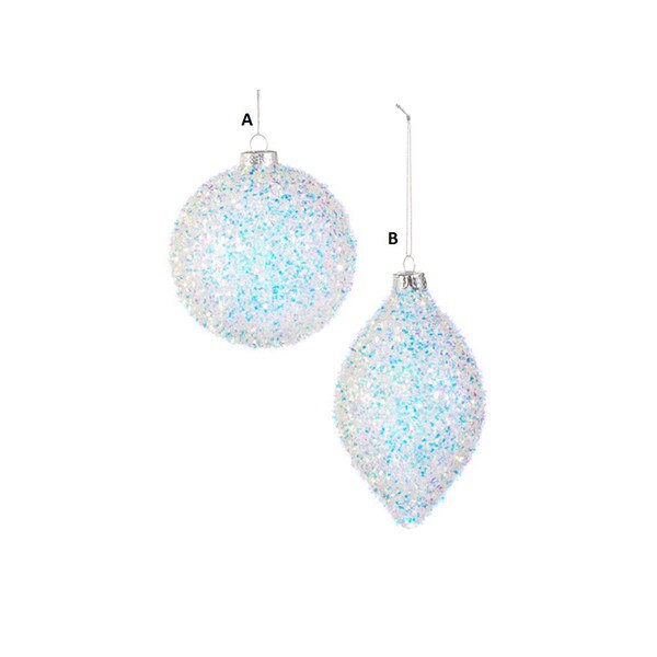Iridescent Glitter Ornament