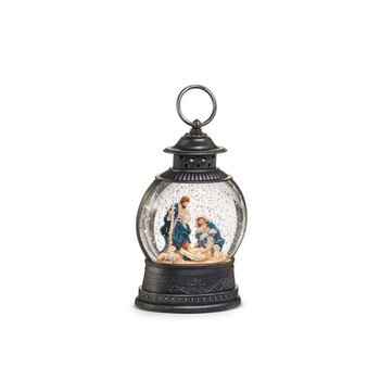 8In Nativity Lighted Water Lantern