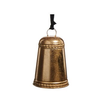 9.5In Gold Bell Ornament