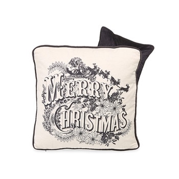 18In Vintage Merry Christmas Pillow
