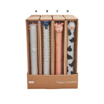Farm Animal Taper Candle