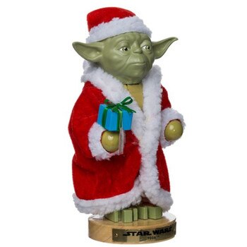 SW Yoda In Santa Robe Nutcracker-1