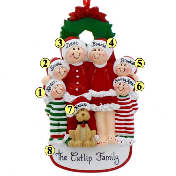 Christmas Eve Family of 6 with Dog2