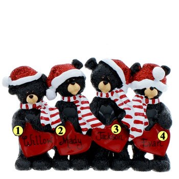 Bear Hearts Family of 4-3