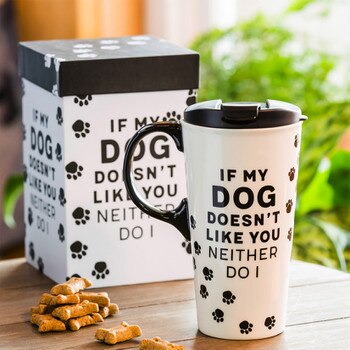 My Dog Doesn't Like You Travel Mug
