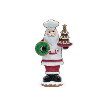 Gingerbread Santa With Tree