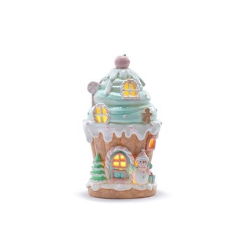 LED Gingerbread House