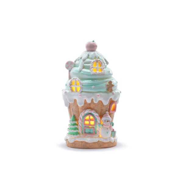 LED Gingerbread House