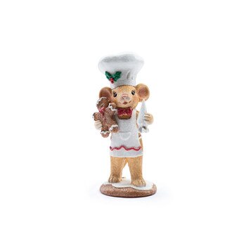 Mouse Chef With Gingerbread Man