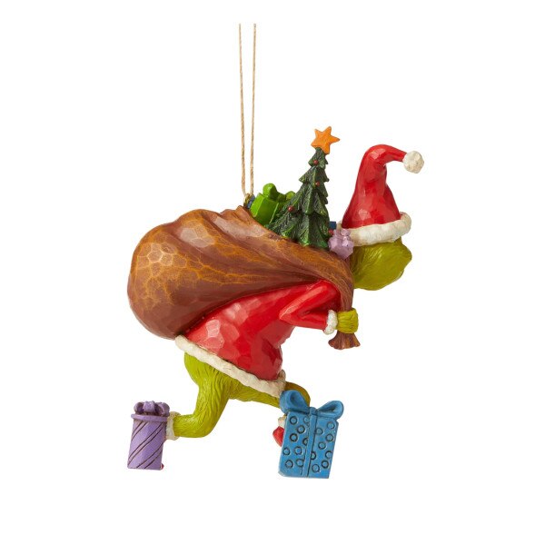 Grinch Tiptoeing Ornament-2