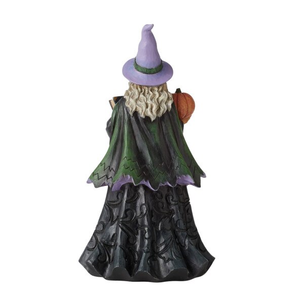 Jim Shore Witch With Pumpkin - 3