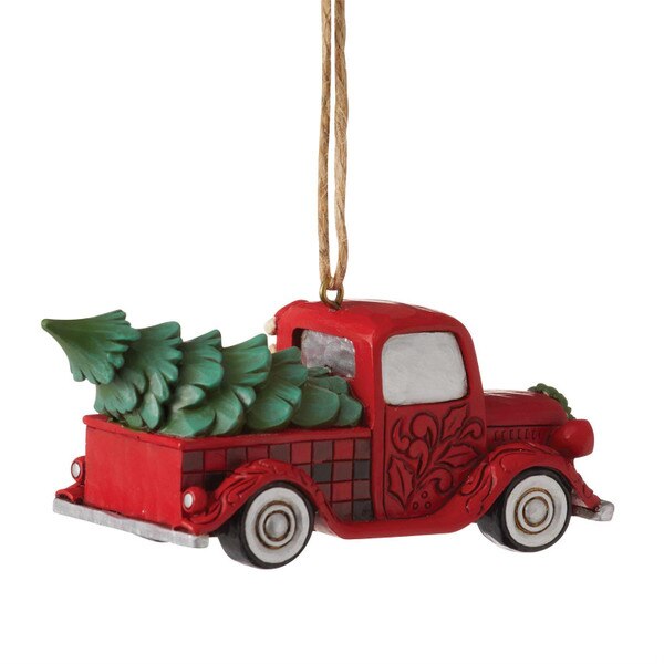 Highland Glen Santa Truck Ornament2