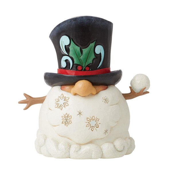 Snowman Gnome With Snowball-1