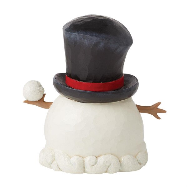 Snowman Gnome With Snowball-2