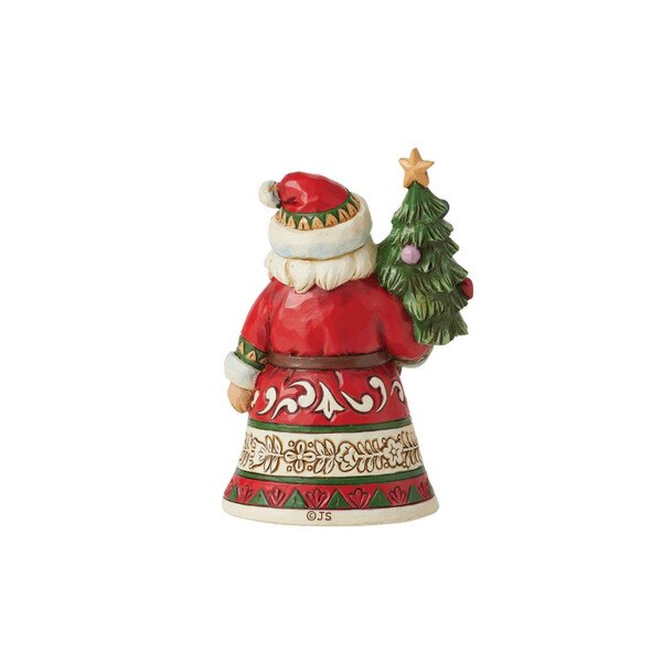 Mini Santa Holding Tree-2