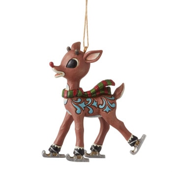 Rudolph Ice Skating Ornament-1
