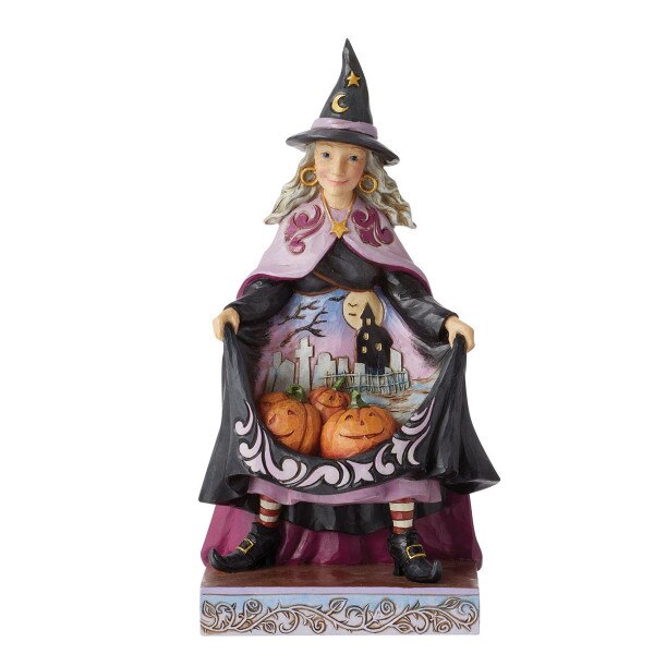 Witch With Pumpkins Skirt-2