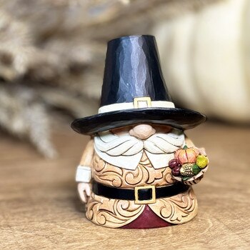 Pilgrim Gnome Holding Cornucopia-1