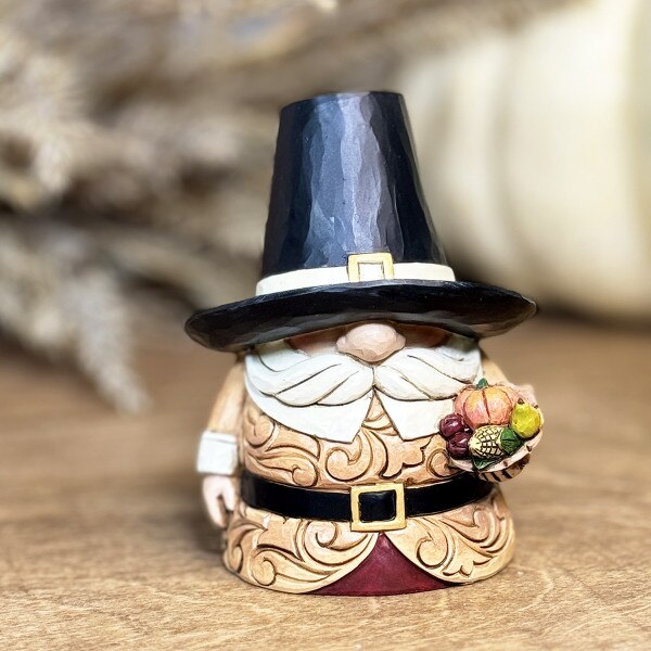 Pilgrim Gnome Holding Cornucopia-1