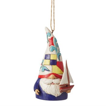 Gnome Sailboat Ornament-1