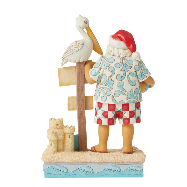 Santa With Signs And Pelican-3