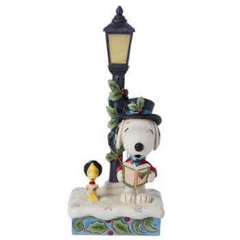 Snoopy And Woodstock Lamp Post-1