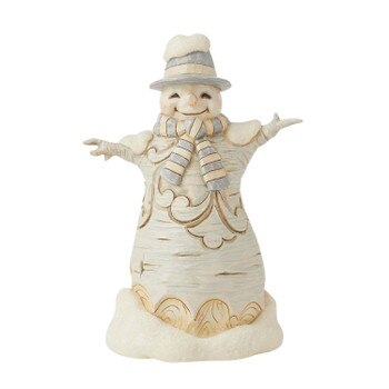 Woodland Snowman With Hat-1