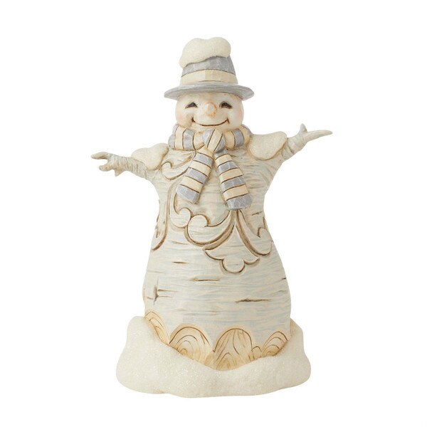 Woodland Snowman With Hat-1